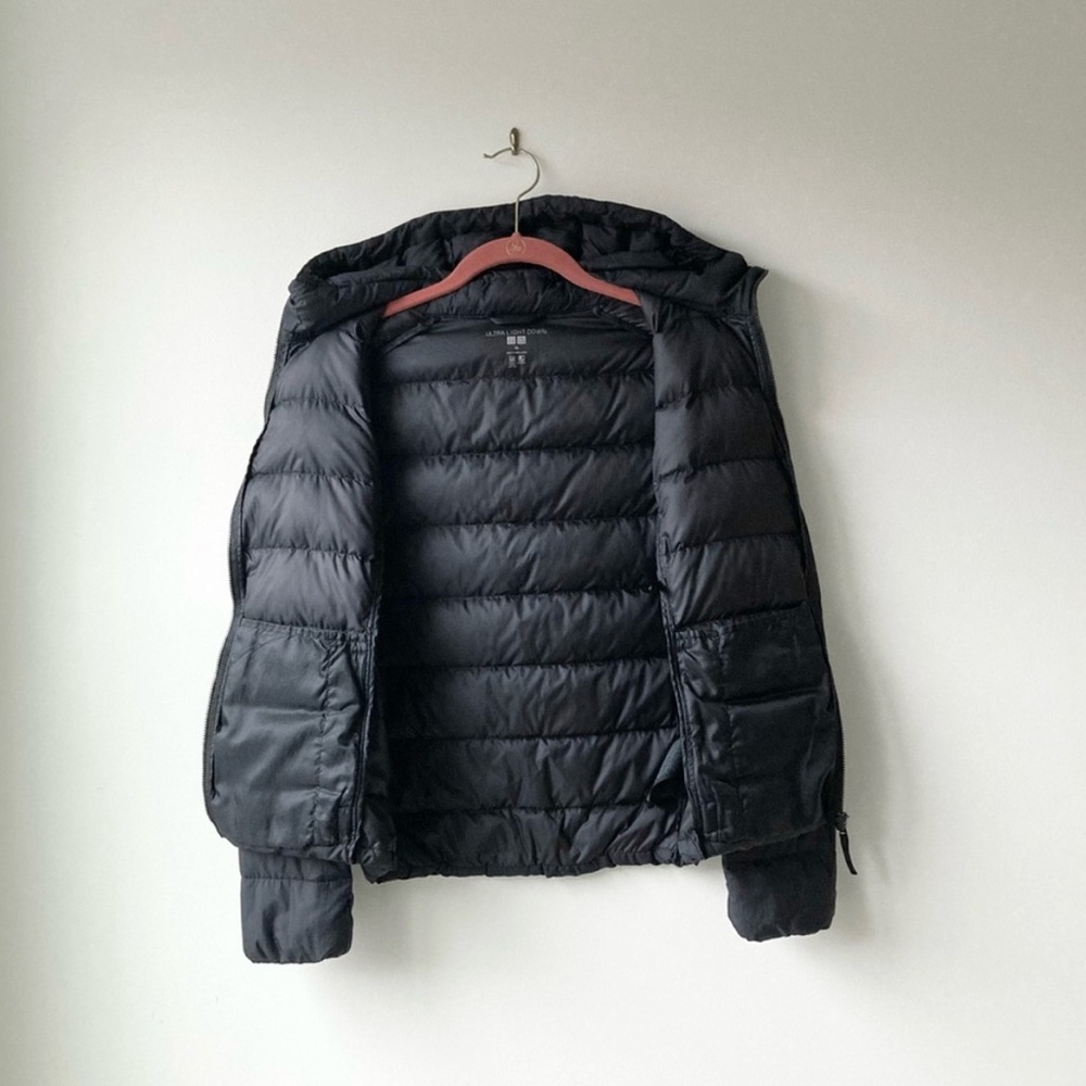 Uniqlo Black Puffer Jacket - Picture 6 of 14